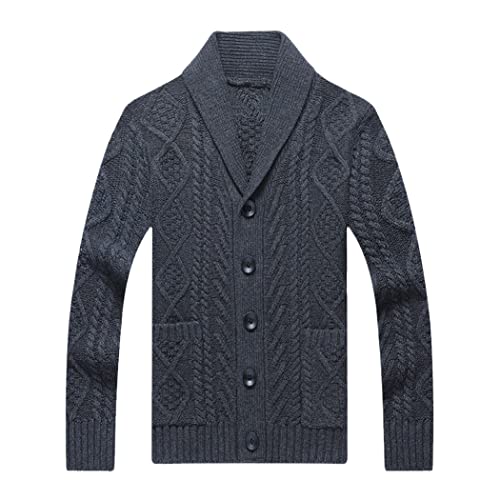 Cardigan décontracté lâche pour homme parfait pour les sorties d'automne