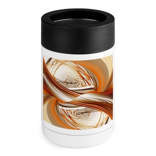 Glacière en acier inoxydable orange et blanche multifonction inox