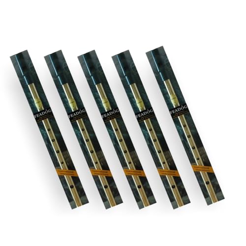 Sifflet irlandais en do Feadog lot de 5 tin whistles traditionnels en laiton