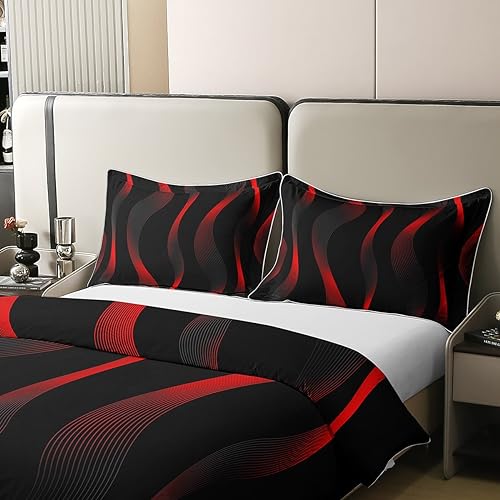 100% Natural Cotton Geometric Ombre Duvet Cover Single - Image 4