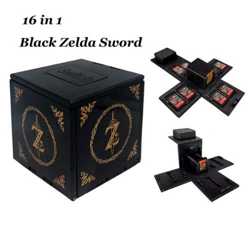 Zelda Edition Foldable Nintendo Switch Premium Game Card Storage Case - Cube of 16 Games Capacity