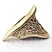 CooB Hunting Knife Finger Guard Bolster, Knife Pommel for Custom Knife Making Guard Coat of Arms. DIY Hand-Casted Solid Metal Knives Supplies Accessoriess (Bronze)