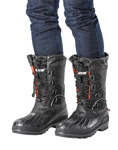 Image of Baffin Men's MOUNTAIN Warm Waterproof Moisture-Wicking Slip-On Style Full Grain Leather Upper Snow Boots | Arctic Rated