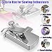 BREXFIRE Upgraded Magnetic Seam Guide for Sewing Machine, Magnetic Sewing Guide with Clip, Hemmer Guide, Multifunctional Hem Guide, Universal Sewing Machine Attachments, Sewing Supplies Accessories