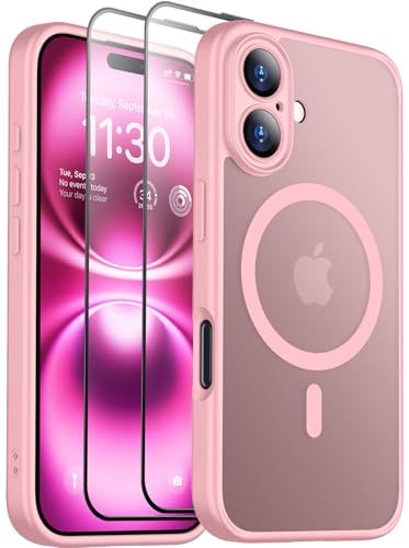 Coque iPhone 16 translucide pour éviter les rayures avec double verre trempé