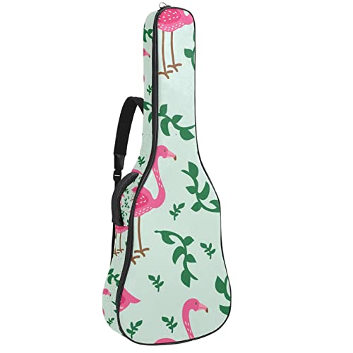 Housse étanche pour guitare acoustique avec double bandoulière et poche Motif flamant rose vert, Multicolore 01., 42… - Les Beatles, Paul McCartney, John Lennon, RIngo Starr, George Harrison Housse étanche pour guitare acoustique avec double bandoulière et poche Motif flamant rose vert, Multicolore 01., 42…