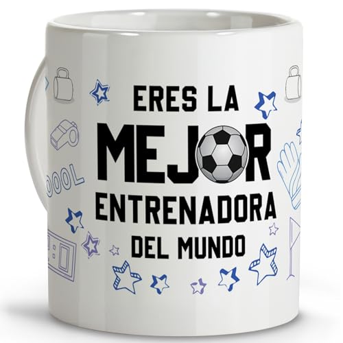 LolaPix Taza de futbol. Tazas originales para regalar. Regalo ent...