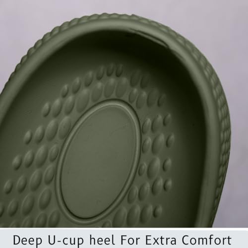 Image of Kraasa Men's Lightweight Extra Soft Men's Classic Casual Sports Clogs /Sandals with Adjustable Back Strap for Adult | Anti Skid, Comfortable| Waterproof & Everyday Use Mules for Gents /Boys
