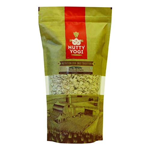 Buy Nutty Yogi Gluten Free Rolled Oats, Vegan, Breakfast Cereal, ic