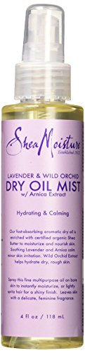 Shea Moisture Lavender & Wild Orchid Dry Mist Oil for Unisex, 4 Ounce