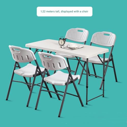 Table pliante portable de camping avec pieds en acier stables