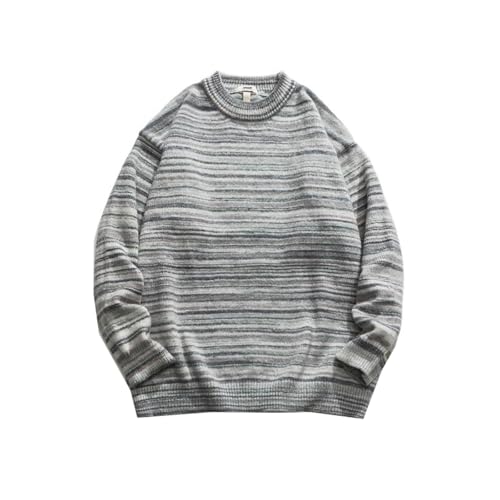 Autumn Japanese Style Men's Casual Sweater Round Neck
