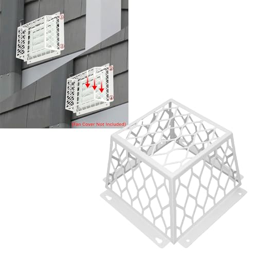 Protection de grille de conduit de sécheuse anti-oiseaux en acier - 8