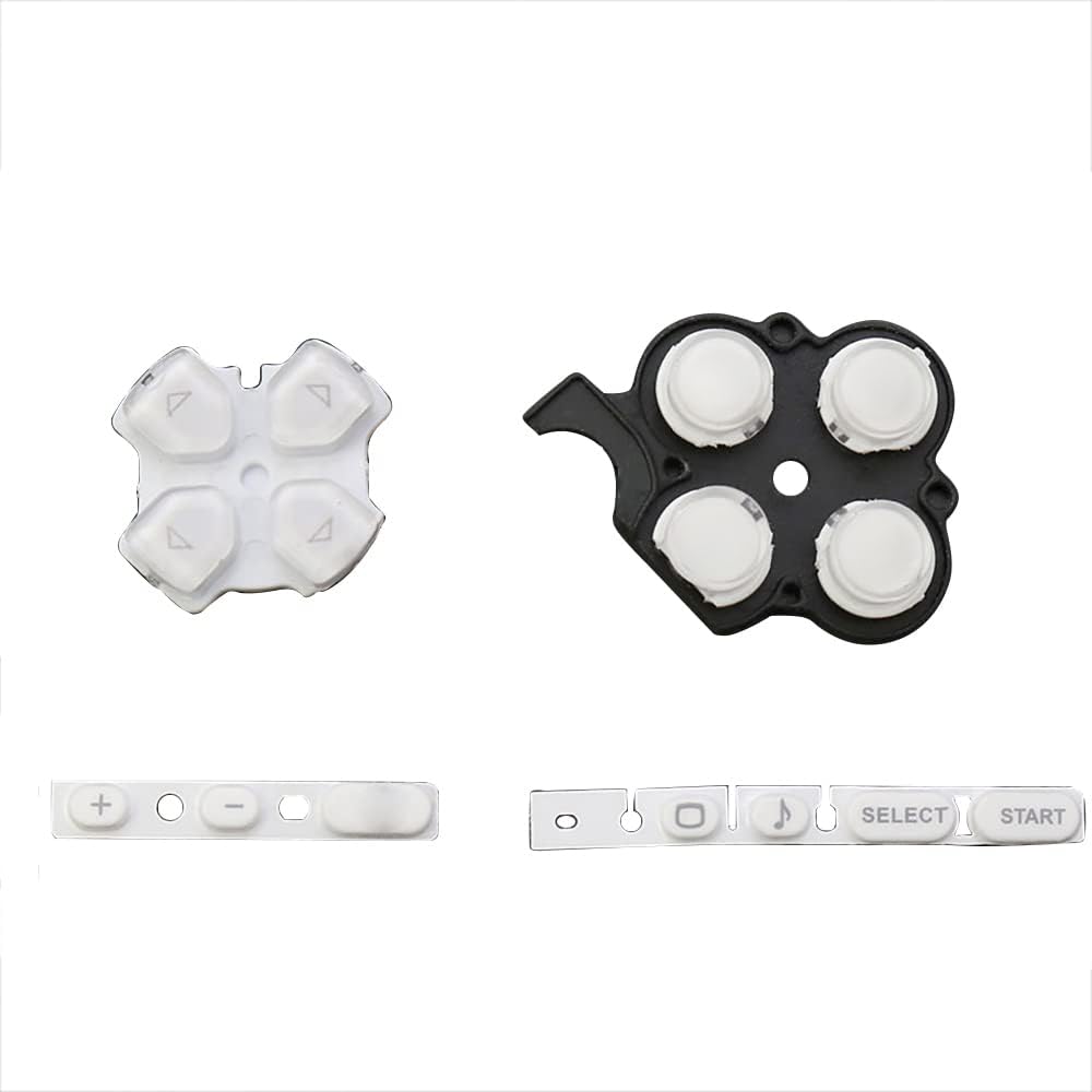 OSTENT Buttons Key Pad Set Repair Replacement for Sony PSP 3000 Series Console Color White
