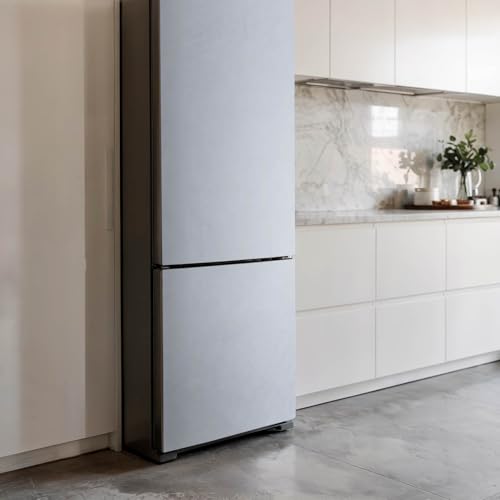 Sticker frigo 60x205 cm pour masquer les rayures de cuisine