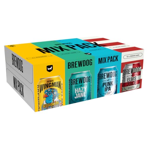 BrewDog Mixed Pack Beer, 12 x 330ml