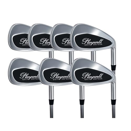 PLAYWELL Golf Iron Set for Men Right Hand - 7pcs Right Handed Golf Irons - 5,6,7,8,9,S,W-Pitching &...