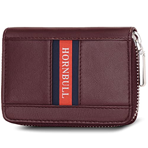 Steve RFID Blocking Leather Wallet for Men | Vertical Credit Debit Card Holder, Brn, Zip Around Wallet2