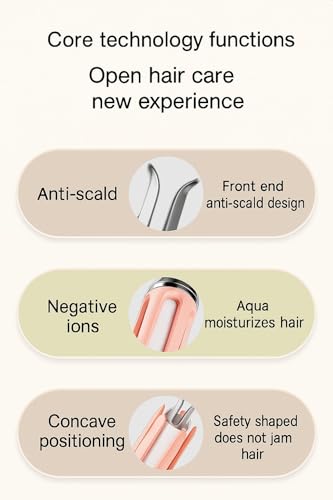 Image of Dratal Automatic Hair Curler, Rotating Curling Iron with 4 Heat Levels, Dual Voltage, Quick Heat Up & Safety Auto Shut-Off for Pro Hair Styling (Copper)