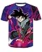 Produktbild MSBXBB Unisex 3D Lustige Bedruckte T-Shirt Sommer Kurzarm T-Shirts Tops Dragon Ball L