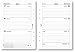Ricambio agenda settimanale bianco Bi-Lingue (14,8x21) ricambio agenda 6 fori - 2022