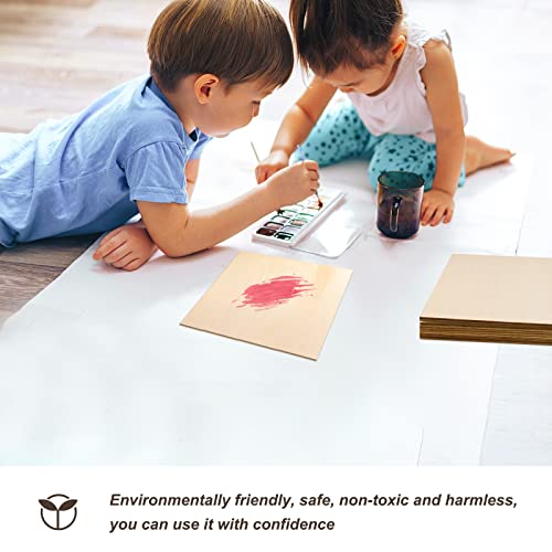 Bercoor 10 Pack 12 X 12 Inch Craft Wood, Plywood Board Basswood Sheets, Premium Unfinished Wood Sheets For Diy Wooden Plate Model, Arts And Crafts, School Projects #TOP4
