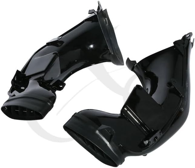 Miniatura 7 de TCT-MOTORPARTS Nuevo tubo de admisión de aire Ram negro tubo conducto izquierda y derecha para Yamaha YZF R1 2004-2006