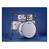 BDK22 Full Acoustic Drum Kit Rock Size with Cymbals & Hardware White #1