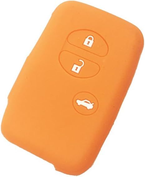 Dian Bin-3 Buttons Orange Silica Gel/silicone Smart Key Cover Case for Highlander/Camry/Mark X/Prado Toyota Available