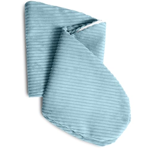 Amilian Housse de coussin d'allaitement, 170 cm, housse de rechange pour coussin d'allaitement, de grossesse et de positionnement latéral, lavable avec...