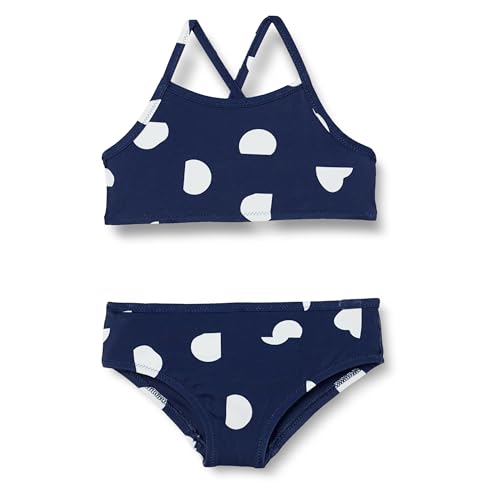 Amazon Essentials Mädchen Bikini Set Deep Blue Ivory Abstrakte...