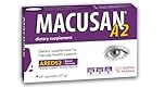 Macusan A2 AREDS2 Formula | Eye Health Dietary Food Supplement with Lutein, Zeaxanthin & Vitamins | Supports Vision & Helps Manage Age-Related Macular Degeneration (AMD) | 60 Capsules