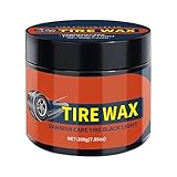 Reifenwachs | 200g Reifenpflegemittel,Reiniger Und Glanz | für anhaltenden Glanz und wie neu Aussehen Schutz und Schwarzfärbung für Lkw Motorrad