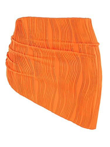 Image of ZAFUL Women's Sarong Coverups Beach Wrap Sheer Bikini Cover Up Mini Skirt | Wraps Swimwear, Cover Ups for Swimwear, Multi-Wear, Texture, Floral