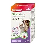 Beaphar – StressLess Herbal Calming Refill for Plug-In Diffuser – For Cats & Dogs - Reduces Stress & Anxiety at Home – With Valerian & Lavandin – 4 Weeks Calming – 1x 30ml Refill