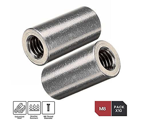 DOJA Barcelona Threaded Sleeve M8 Pack of 10, M8 (PACK 10) - Image 3