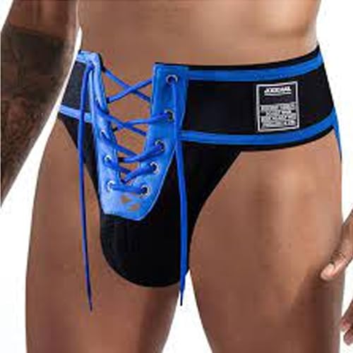 JOCKMAIL Men’s Jockstrap Sexy Underwear with Wide Waistband Breathable Athletic Supporter for Gym Sport Clubwear 2 Pack2