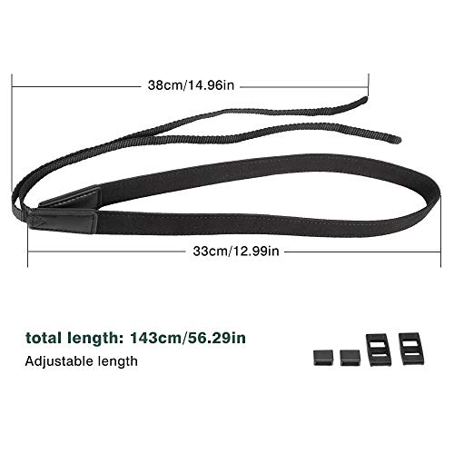RuleaxAsi Alça da câmera com fivelas de liberação rápida, Corda de câmera ajustável Compatível com G