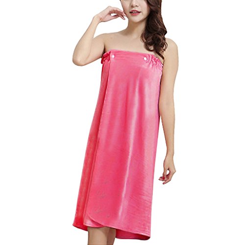 Towelling Wraps,Women Absorbent Microfiber Fleece Shower Bath Towel Skirt Sexy Soft Velvet Wearable Towel Bathrobe Spa Beach Swim Bath Shower Drying Towel Wrap Cover Up for Home Hotel Nightgown Wrap