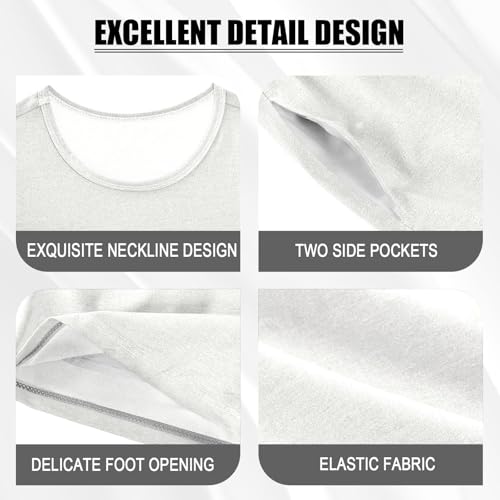 Fox Plant White Pajama Set Short Sleeve Pajamas Shorts Sets Cotton Soft Loungewear Sleepwear 5Y4