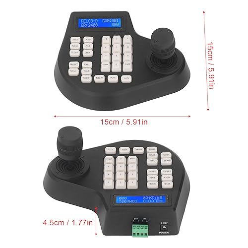 Mini teclado analógico para solucionar fallos de movimiento en cámaras PTZ RS485 5