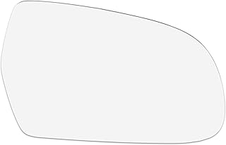 X AUTOHAUX Car Rearview Mirror Glass W/Backing Plate Heated Right Side for Audi A5 Quattro S4 2010-2016