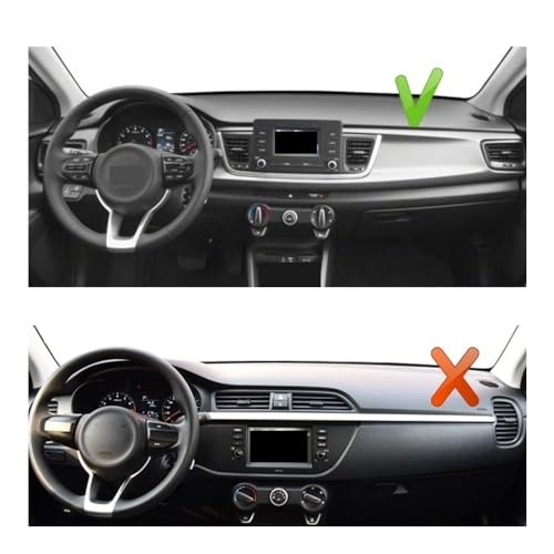 Dashmat tapis de tableau de bord Kia Rio 4ème génération YB noir - 2