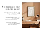 Artower® Ramka na zdjęcia w stylu vintage, złota, drewniana ramka na zdjęcia DIN A4, 21 x 29,7 cm, ramka na plakat duża, kolaż, vintage, złote drewno, 21 x 30 cm, wąska ramka na zdjęcia w stylu retro