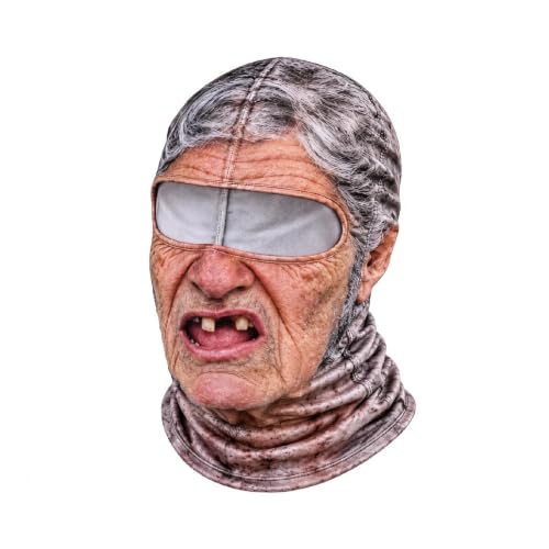 Ski Mask for Men 3D Printed Realistic Funny Balaclava Old Man Ski Mask - image 1
