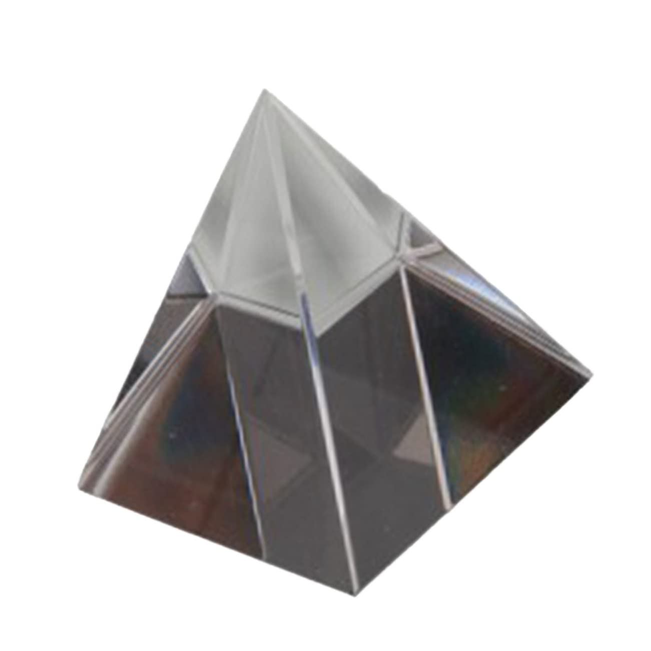 PRETYZOOM 60mm Optical Glass Prism Rainbow Principle Perfect Desk Ornament Decor