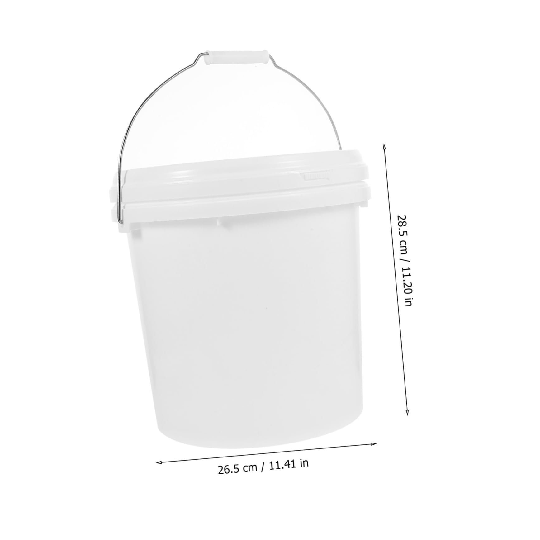 UKCOCO Cubo De Pintura De Cubo Vacío con Tapa Hermética para Uso Taller o Obra