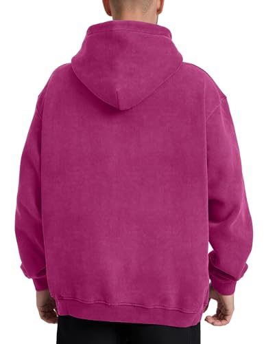 Image of Hatant Oversized Hoodie Sweatshirts for Men Couples Heavyweight Hoodies Pullover Vintage Mens Acid Wash Sweaters Clothes 2026