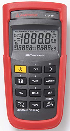Amprobe RTD-10 Dual Input Digital RTD Thermometer