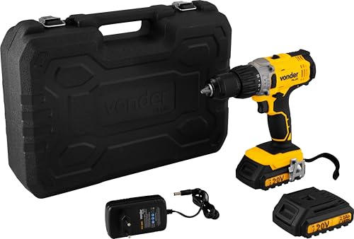 Vonder Plus, Parafusadeira/Furadeira Com Impacto A Bateria, 20 V, Fonte De Carregamento Bivolt Automática, Pfv 200i.